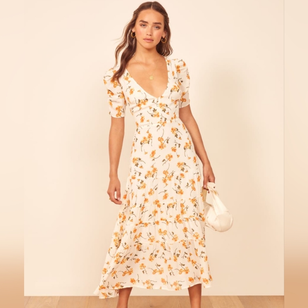 Reformation Cosa Floral Dress